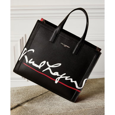 Nouveau Karl Leather Medium Tote Nouveau Karl Leather Medium Tote