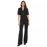 Women's Ribbed Contrast-Trim Puffed-Sleeve Top Women's Ribbed Contrast-Trim Puffed-Sleeve Top
