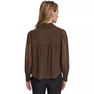 Women's Sheer-Sleeve Collared Shirt