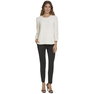 Women's 3/4-Sleeve Hammered Satin Top
