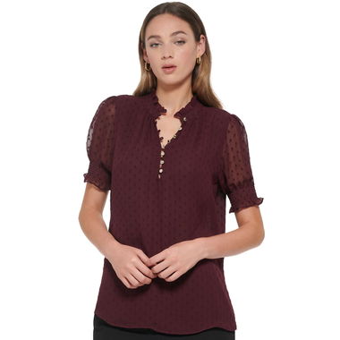 Women's Clip Dot Blouse