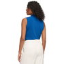 Women's Surplice-Neck Faux-Wrap Sleeveless Top