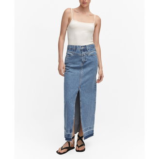 Women's Denim Long Skirt