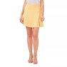 Women's Solid Side Slit Short A-line Mini Skirt