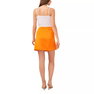 Women's Solid Side Slit Short A-line Mini Skirt