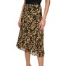 Women's Pull-On Elastic-Waist Pleated Midi Skirt