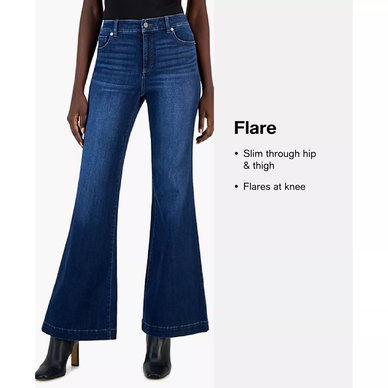 Women's High-Rise Flare Jeans, Created for Macy's
