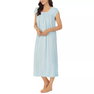 Women's Cotton Lace-Trim Cap-Sleeve Nightgown