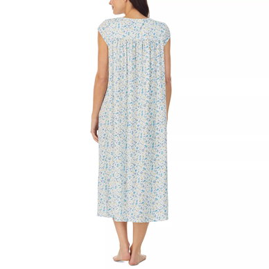 Women's Cotton Lace-Trim Cap-Sleeve Nightgown