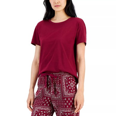 Women's Graphic-Print Crewneck Pajama Top, Created for Macy's Women's Graphic-Print Crewneck Pajama Top, Created for Macy's