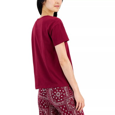 Women's Graphic-Print Crewneck Pajama Top, Created for Macy's Women's Graphic-Print Crewneck Pajama Top, Created for Macy's