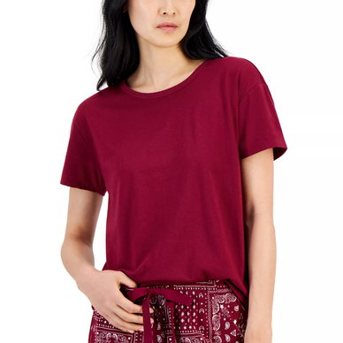 Women's Graphic-Print Crewneck Pajama Top, Created for Macy's Women's Graphic-Print Crewneck Pajama Top, Created for Macy's