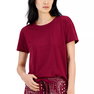 Women's Graphic-Print Crewneck Pajama Top, Created for Macy's Women's Graphic-Print Crewneck Pajama Top, Created for Macy's