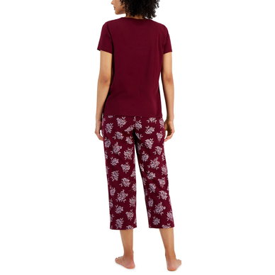 Short Sleeve Cotton Essentials Pajama Set, Created for Macy's Short Sleeve Cotton Essentials Pajama Set, Created for Macy's