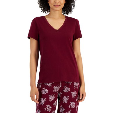 Short Sleeve Cotton Essentials Pajama Set, Created for Macy's Short Sleeve Cotton Essentials Pajama Set, Created for Macy's
