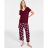 Short Sleeve Cotton Essentials Pajama Set, Created for Macy's Short Sleeve Cotton Essentials Pajama Set, Created for Macy's