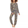 Women's Printed Brushed Jersey Lounge Set Women's Printed Brushed Jersey Lounge Set