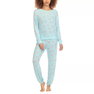 Women's Printed Brushed Jersey Lounge Set Women's Printed Brushed Jersey Lounge Set