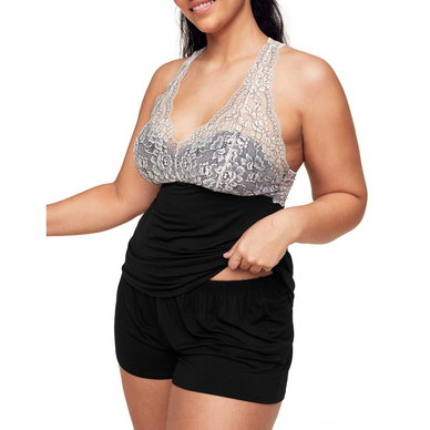 Chesney Women's Plus-Size Pajama Camisole and Short Set Chesney Women's Plus-Size Pajama Camisole and Short Set