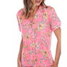 Women's Short Sleeve Pants Tropical Pajama Set, 2-Piece Women's Short Sleeve Pants Tropical Pajama Set, 2-Piece