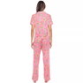 Women's Short Sleeve Pants Tropical Pajama Set, 2-Piece Women's Short Sleeve Pants Tropical Pajama Set, 2-Piece