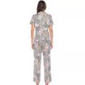 Women's Short Sleeve Pants Tropical Pajama Set, 2-Piece Women's Short Sleeve Pants Tropical Pajama Set, 2-Piece