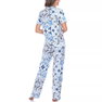 Women's Short Sleeve Pants Tropical Pajama Set, 2-Piece Women's Short Sleeve Pants Tropical Pajama Set, 2-Piece