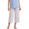 Women's Sleepwell Printed Knit Capri Pajama Pant Made with Temperature Regulating Technology Women's Sleepwell Printed Knit Capri Pajama Pant Made with Temperature Regulating Technology