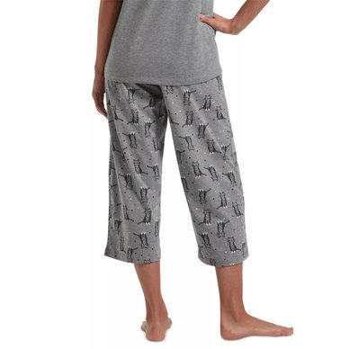 Women's Sleepwell Printed Knit Capri Pajama Pant Made with Temperature Regulating Technology Women's Sleepwell Printed Knit Capri Pajama Pant Made with Temperature Regulating Technology