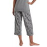 Women's Sleepwell Printed Knit Capri Pajama Pant Made with Temperature Regulating Technology Women's Sleepwell Printed Knit Capri Pajama Pant Made with Temperature Regulating Technology