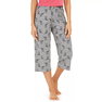 Women's Sleepwell Printed Knit Capri Pajama Pant Made with Temperature Regulating Technology Women's Sleepwell Printed Knit Capri Pajama Pant Made with Temperature Regulating Technology