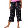Women's Sleepwell Printed Knit Capri Pajama Pant Made with Temperature Regulating Technology Women's Sleepwell Printed Knit Capri Pajama Pant Made with Temperature Regulating Technology
