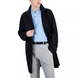 Men's Classic-Fit Solid Raincoat
