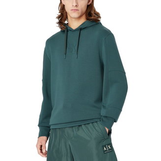 Men's Long-Sleeve Pullover Embossed Logo Hoodie