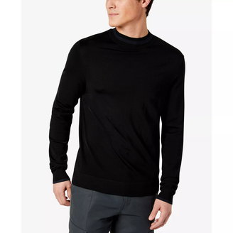 Men's Slim-Fit Mock Neck Sweater