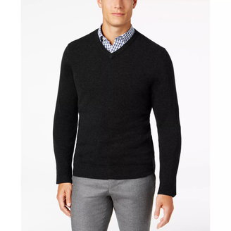 Men's V-Neck Cashmere Sweater, Created for Macy's