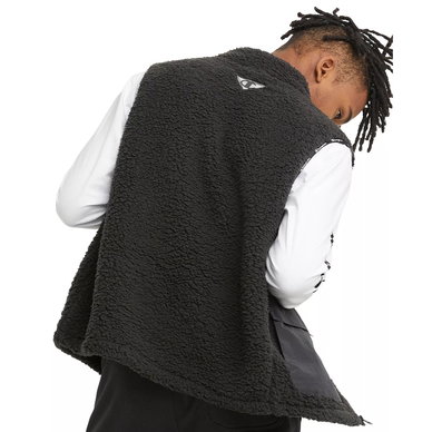 Men's Cozy Standard-Fit Mixed-Media Plush Fleece Vest Men's Cozy Standard-Fit Mixed-Media Plush Fleece Vest