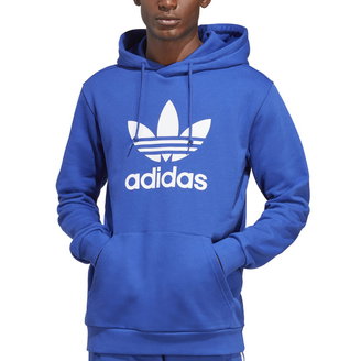 Men's Originals Adicolor Classics Trefoil Logo-Print French Terry Hoodie
