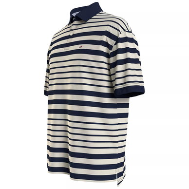 Men's Big & Tall Nautical Stripe Oversized-Fit Polo Men's Big & Tall Nautical Stripe Oversized-Fit Polo