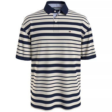 Men's Big & Tall Nautical Stripe Oversized-Fit Polo Men's Big & Tall Nautical Stripe Oversized-Fit Polo