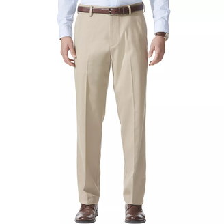 Men's Comfort Relaxed Fit Khaki Stretch Pants