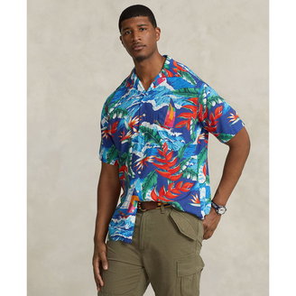 Men's Big & Tall Hoffman Print Camp Shirt