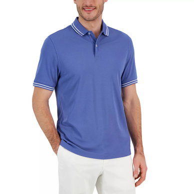 Men's Performance Stripe Polo, Created for Macy's
