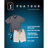 Men's Big & Tall Flat Front Active Waistband Golf Shorts