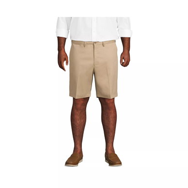 Men's Big and Tall Comfort Waist 9 Inch No Iron Chino Shorts Men's Big and Tall Comfort Waist 9 Inch No Iron Chino Shorts
