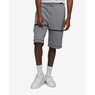 Men's Big and Tall Front Loaded Cargo Fleece Shorts