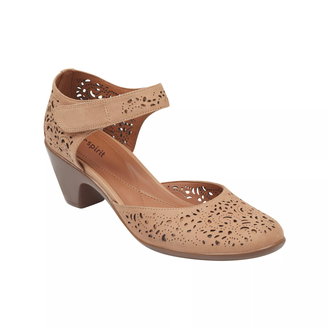 Women's Cindie Round Toe Block Heel Dress Pumps