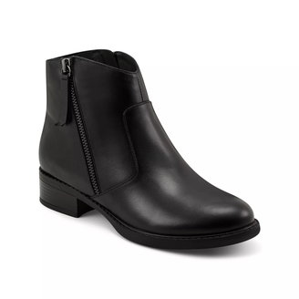 Women's Lacy Block Heel Round Toe Casual Booties