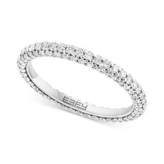 EFFY® Diamond Three-Side Eternity Band (1-1/10 ct. t.w.) in 14k White Gold
