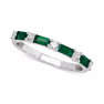 Ruby (5/8 ct. t.w.) & Diamond (1/5 ct. t.w.) Band in 14k White Gold (Also Available in Sapphire & Ruby) Ruby (5/8 ct. t.w.) & Diamond (1/5 ct. t.w.) Band in 14k White Gold (Also Available in Sapphire & Ruby)